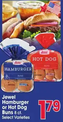 Jewel-Osco Jewel Hamburger or Hot Dog Buns offer