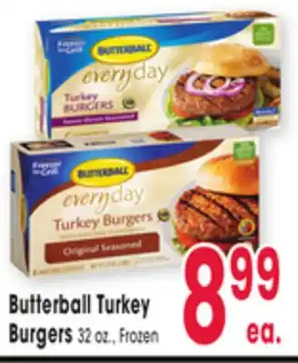 Jewel-Osco Butterball Turkey Burgers offer