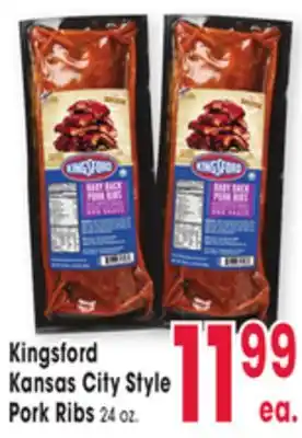 Jewel-Osco Kingsford Kansas City Style Pork Ribs offer