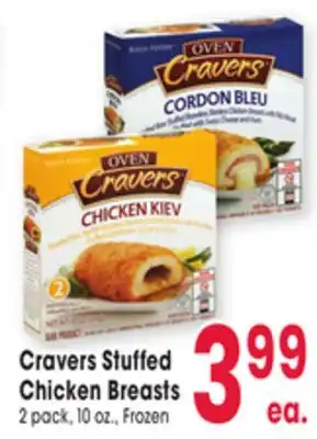 Jewel-Osco Cravers Stuffed Chicken Breasts offer