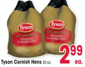Jewel-Osco Tyson Cornish Hens offer