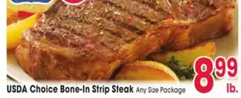 Jewel-Osco USDA Choice Bone-In Strip Steak offer