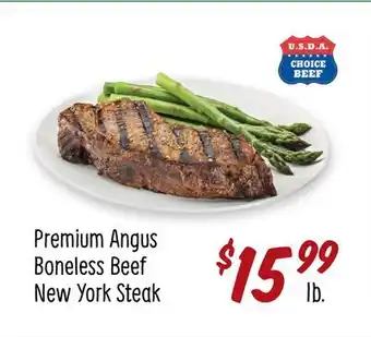 Sprouts Farmers Market Premium Angus Boneless Beef New York Steak offer