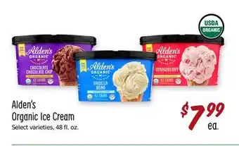 Sprouts Farmers Market Alden's Organic Ice Cream offer
