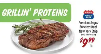 Sprouts Farmers Market Premium Angus Boneless Beef New York Strip offer