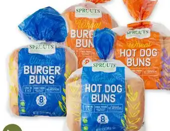 Sprouts Farmers Market Sprouts Hamburger or Hot Dog Buns offer