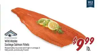 Sprouts Farmers Market Wild Alaska Sockeye Salmon Fillets offer