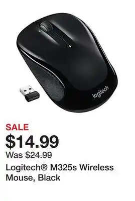 Office Depot Logitech M325s Wireless Mouse, Black offer