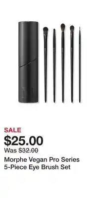 Ulta Beauty Morphe Vegan Pro Series 5-Piece Eye Brush Set offer