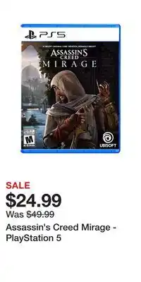 Game Stop Assassin's Creed Mirage - PlayStation 5 offer