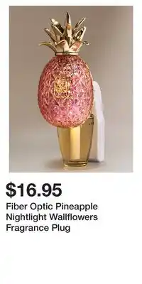 Bath & Body Works Fiber Optic Pineapple Nightlight Wallflowers Fragrance Plug offer