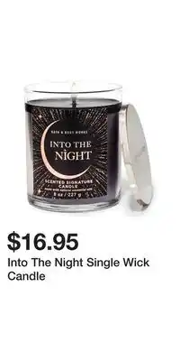 Bath & Body Works Into The Night Single Wick Candle offer
