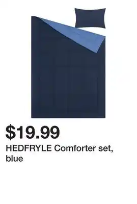 Ikea HEDFRYLE Comforter set, blue offer
