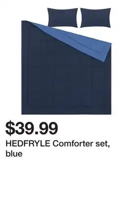 Ikea HEDFRYLE Comforter set, blue offer