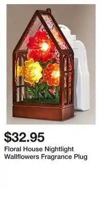 Bath & Body Works Floral House Nightlight Wallflowers Fragrance Plug offer