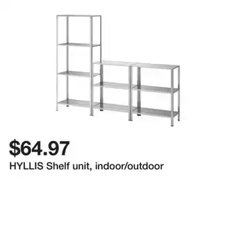 Ikea HYLLIS Shelf unit, indoor/outdoor offer