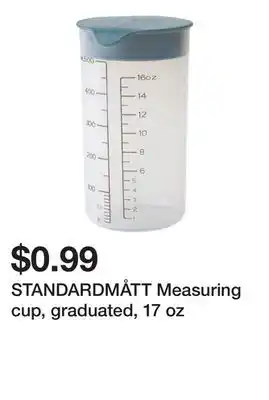 Ikea STANDARDMÅTT Measuring cup, graduated, 17 oz offer