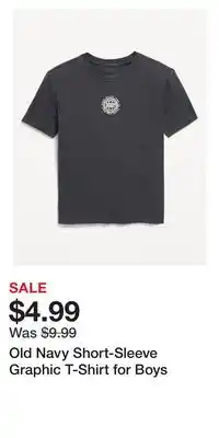 Old Navy Old Navy Short-Sleeve Graphic T-Shirt for Boys offer