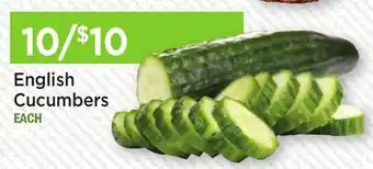 Heinen's English Cucumbers offer
