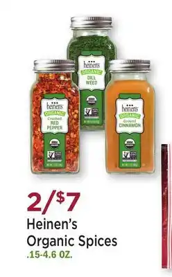 Heinen's Heinen's Organic Spices offer