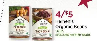Heinen's Heinen's Organic Beans offer