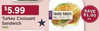 Heinen's Turkey Croissant Sandwich offer