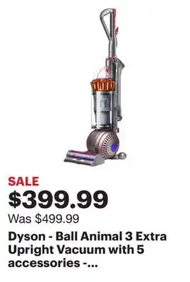 Best Buy Dyson - Ball Animal 3 Extra Upright Vacuum with 5 accessories - Copper/Silver offer