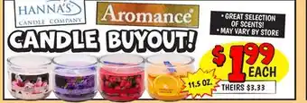 Ollie's CANDLE CANDLE BUYOUT offer