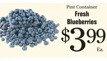 Morton Williams Fresh Blueberries offer