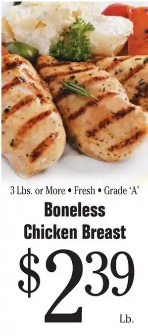 Morton Williams Boneless Chicken Breast offer