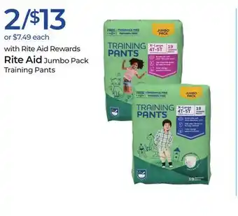 Rite Aid Rite Aid Jumbo Pack Training Pants offer