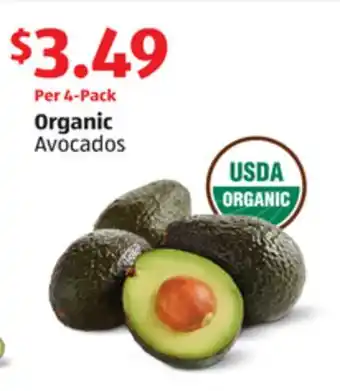 Aldi Organic Avocados offer