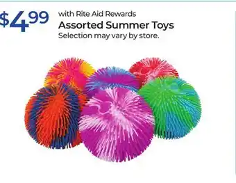 Rite Aid Assorted Summer Toys offer