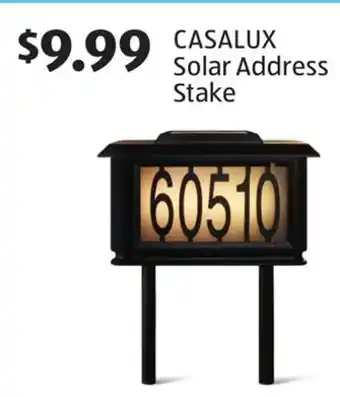 Aldi CASALUX Solar Address Stake offer