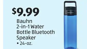 Aldi Bauhn 2-in-1 Water Bottle Bluetooth Speaker offer