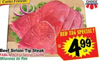 Superior Grocers Beef Sirloin Tip Steak offer