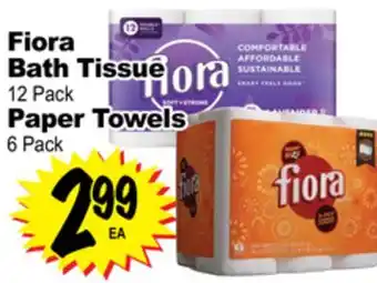 Superior Grocers Fiora Bath Tissue 12 Pack Paper Towels 6 Pack offer