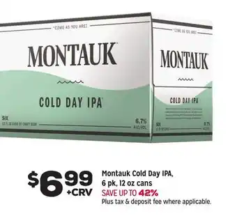 Grocery Outlet Montauk Cold Day IPA offer