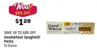 Grocery Outlet Spaghetti Pasta offer
