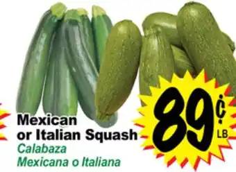 Superior Grocers Mexican or Italian Squash offer