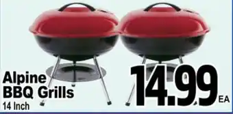 Superior Grocers Alpine BBQ Grills offer