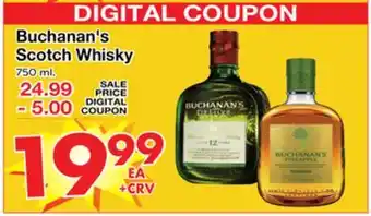 Superior Grocers Buchanan's Scotch Whisky offer