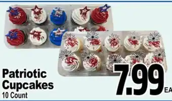 Superior Grocers Patriotic Cupcakes offer