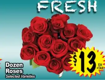 Superior Grocers Dozen Roses offer