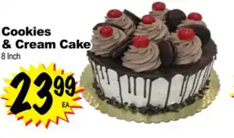 Superior Grocers Cookies & Cream Cake offer