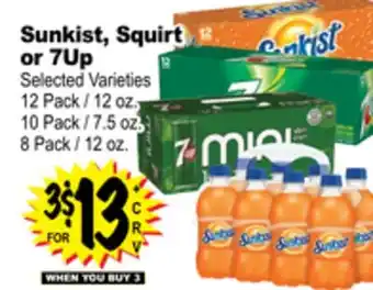 Superior Grocers Sunkist, Squirt or 7Up offer
