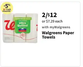 Walgreens Walgreens Paper Towels offer