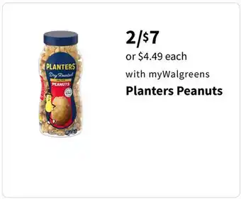 Walgreens Planters Peanuts offer