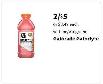 Walgreens Gatorade Gatorlyte offer