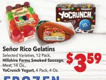 Vallarta Supermarkets Señor Rico Gelatins offer